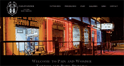 Desktop Screenshot of painandwonder.com